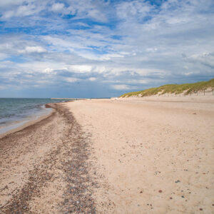 Plaża zachodnia w Ustce
